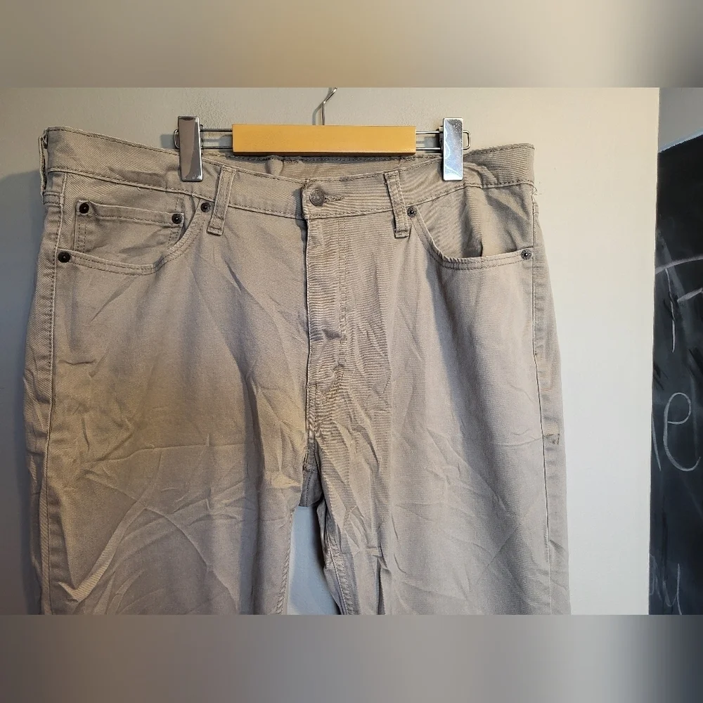 NWOT Levi's Tan Denim Jeans, Size 38 X 30 * Please See Notes - Picture 5 of 10